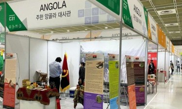 Produtos angolanos em exibição na Feira de Seul