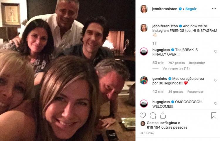 Jennifer Aniston inaugura conta de Instagram