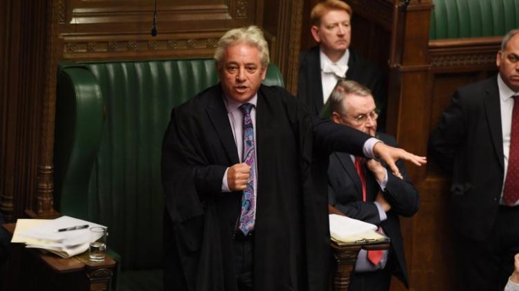 Parlamento britânico despede-se do seu presidente