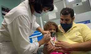 Cuba começou a vacinar crianças a partir dos dois anos